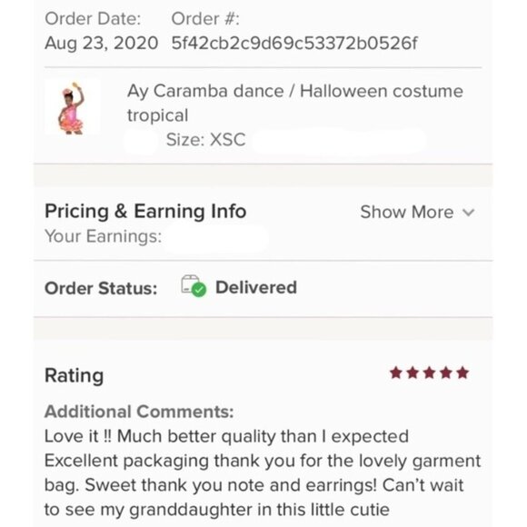 Girls Lady Bug Dance / Halloween costume - Picture 4 of 4